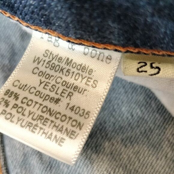 Rag & Bone Dre Low Rise Slim Boyfriend Jeans Yesler Size 25 - Picture 5 of 9
